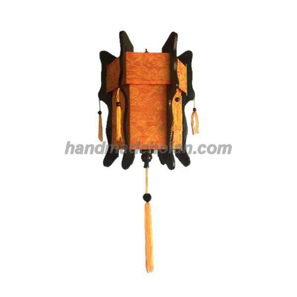 Đèn lồng gỗ lục giác