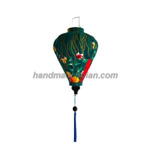 Đèn lồng Hội An vải lanh hoa