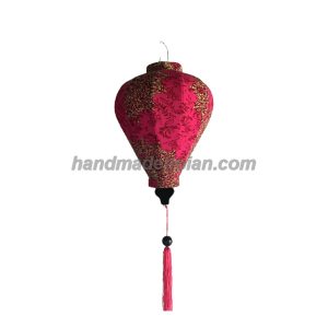 Đèn lồng Hội An vải lanh hoa