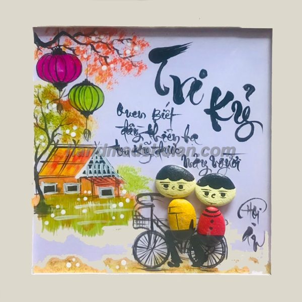 Tranh đá thủ công tri kỷ